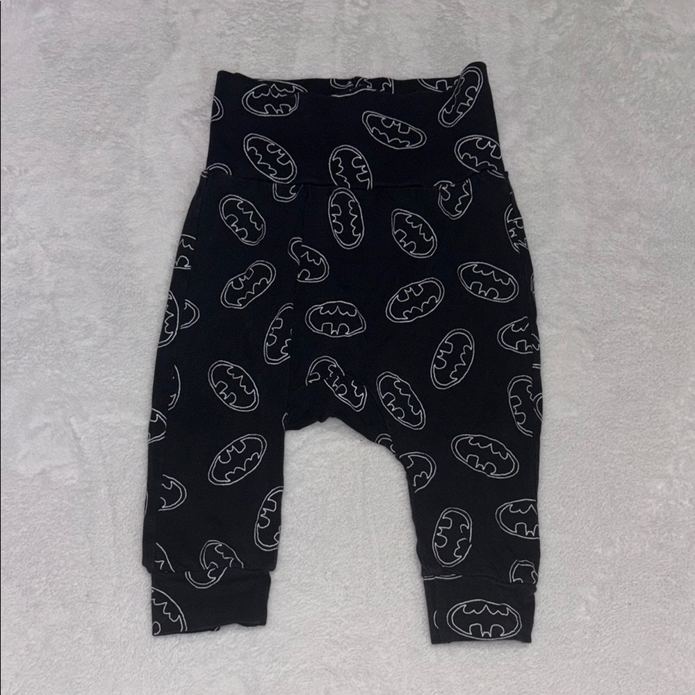 H&M Black Graphic Print Batman Bottoms